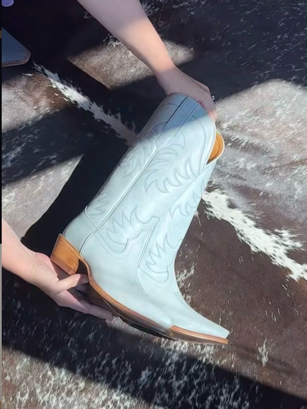 Tecovas Western Boots with Tan Heel Slate Blue - Vault Edition 2026 - Picture 5 of 5